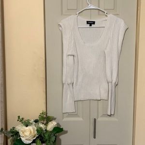 Express white sweater/ Size medium